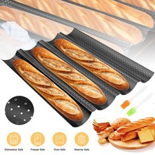 Baguette Backform 4 Mulden