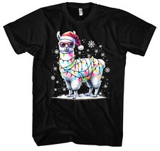 Lama Christmas T-Shirt Wichtel