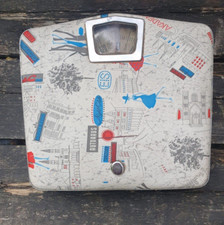 Personenwaage Petticoat Frau, W.Germany - Vintage - ca. 50er/60er Jahre - Analog