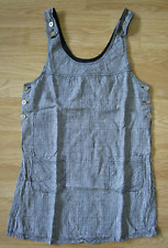 Bluse Kleid Tunika Gr. L (42) grau schwarz kariert Street One (*TN*)