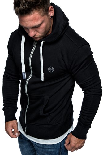 Herren zipper kapuzenpullover - herren,