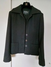 Chanel Jacke schwarz 100% Wool