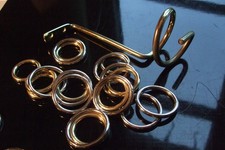 Drapierhaken und Gardinenringe