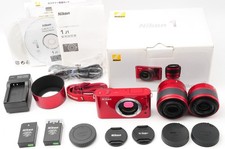 Mint Nikon 1 J1 Red Mirrorless