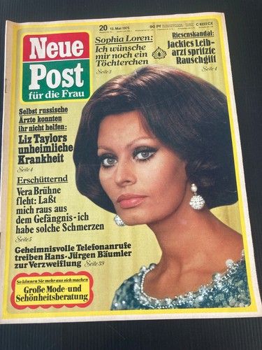 Neue post 1975 sophia loren - post,