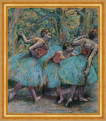 Three dancers blue tutus - dancers,, red