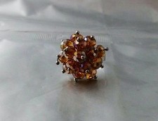  Glasperlen Ring in Form einer