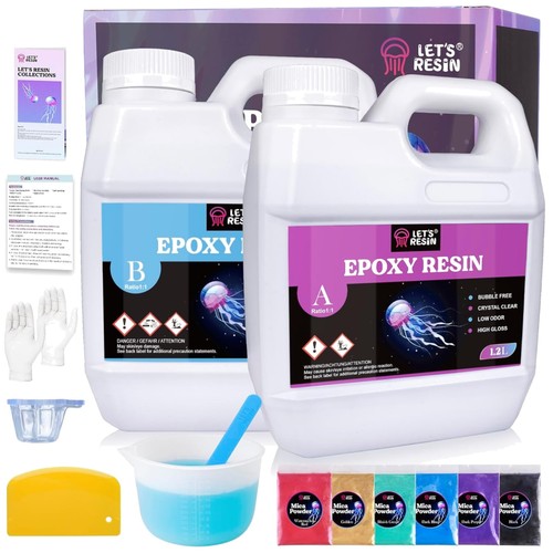 Transparentes epoxidharz set - set,