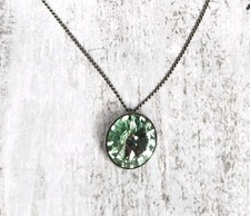 Konplott Kette "Rivoli" Grün Metall Silbern