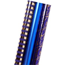 Geschenkpapier Blau Geburtstag