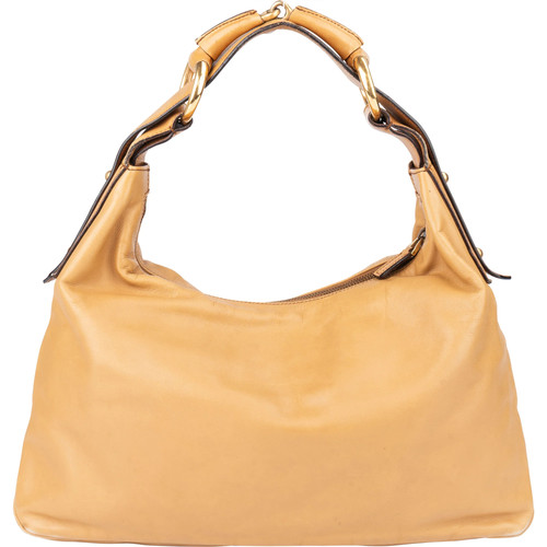 Gucci leather horsebit hobo - gucci,
