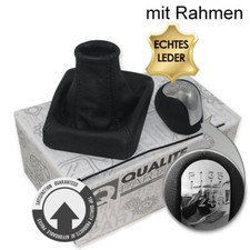 LEDER SCHALTKNAUF CHROM +