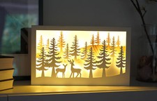 LED Weihnachtsszene Winterwald