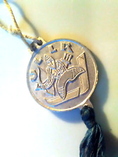 Anhänger Schutzpatron Ullr Wintersport Glücksbringer antik Vintage