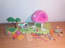 Playmobil 6055 Fairies Feenwäldchen mit Einhornpflege Einhorn Feen