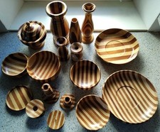 Konvolut 17 Tlg  Gedrechseltes