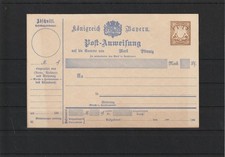 Bayern Wappen 30 Pf. Ganzsache