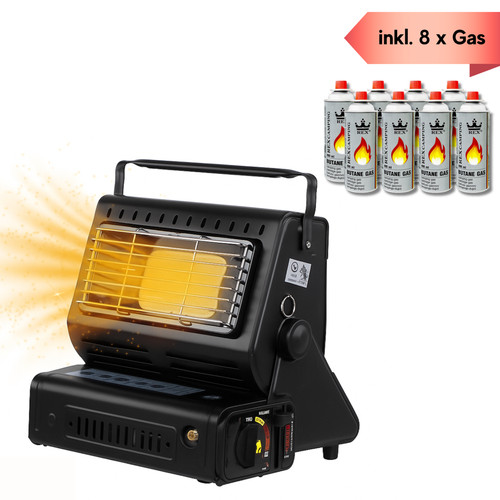 2in1 tragbare gasheizung - tragbare,