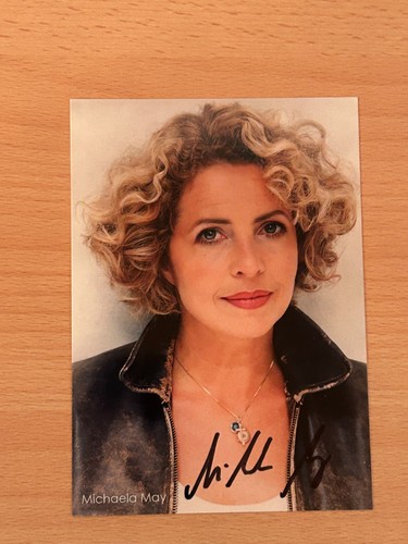 Michaela may autogrammkarte - may,