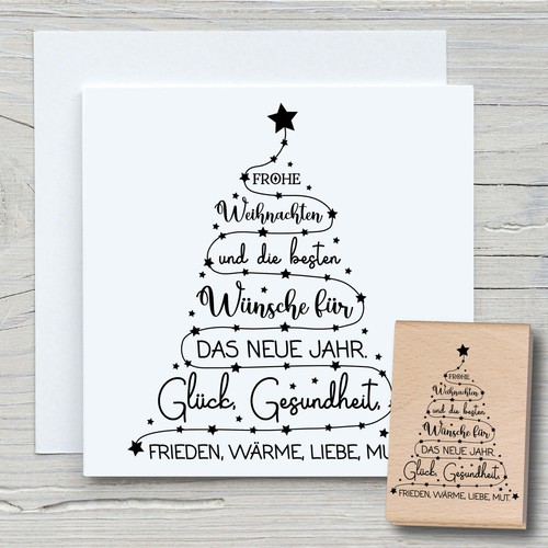 Stempel tanne schrift - stempel,