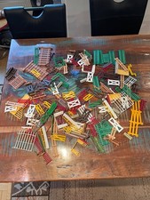 (6)Playmobil zaunteile Zaun Western Bauernhof Zoo Einzelteile kg Kilo Reste 