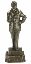 Oscar Wilde Bronze Figur 25 cm
