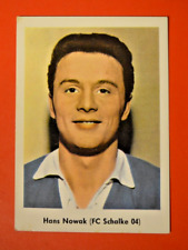 Heinerle Fußball Sammelbild - Hans Nowak FC Schalke 04 ungeklebt