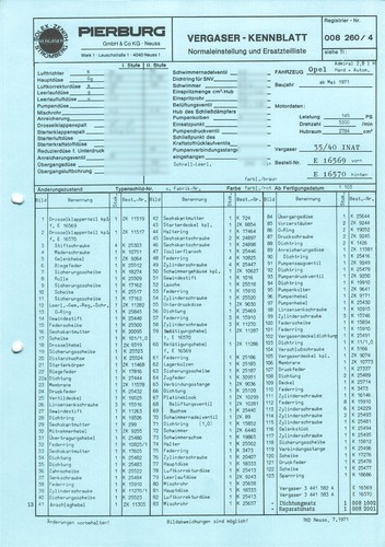 Datenblatt einstelldaten - datenblatt,