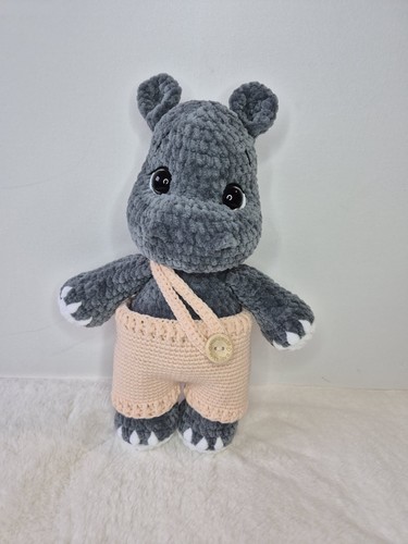 Amigurumi gehäkelt nilpferd - gehäkelt,