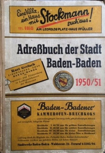 Adreßbuch der stadt - adreßbuch,
