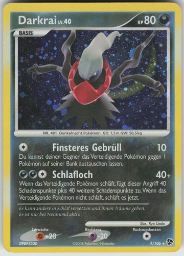 Darkrai holo great - darkrai,