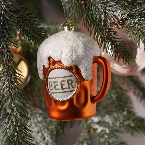 Weihnachtsbaumschmuck bierglas - weihnachtsbaumschmuck,