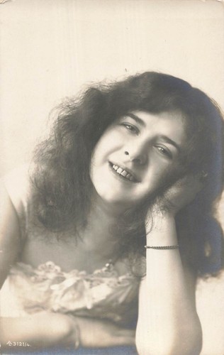 Vintage portrait postkarte von - portrait,