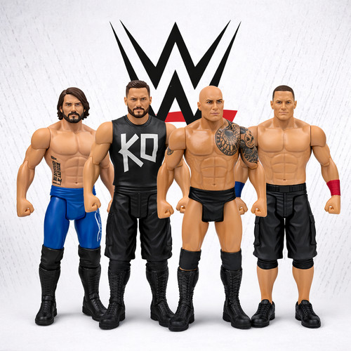 Wwe actionfiguren set kevin - actionfiguren,