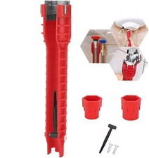 Wasserhahn Waschbecken Sanitär Werkzeug Installer Schlüssel 8 in1 Multifunktions