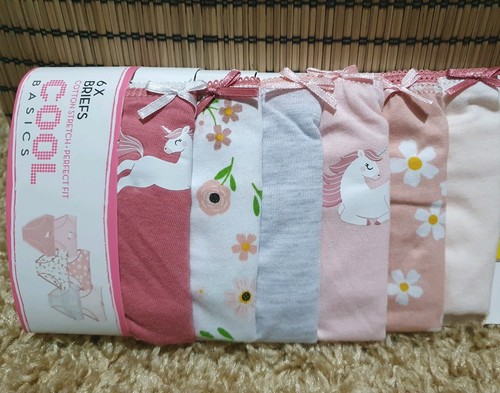 6er pack mädchen unterhose - 6er-pack,
