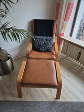 Sessel mit Hocker, Gebraucht