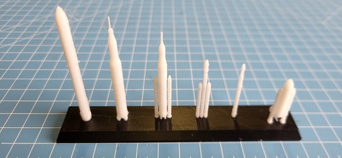 Raketenmodelle in miniatur - ++, miniatur-