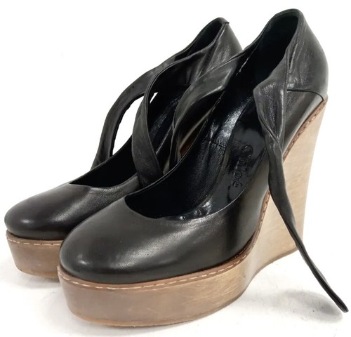 Damen chloe keilabsatz - chloe, schwarz