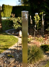 Wassersäule Edelstahl Wasserverteiler Zapfstelle Wasserzapfstelle Brunnen 