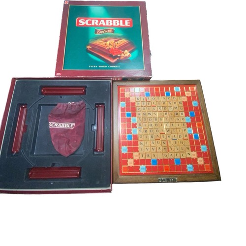 Mattel scrabble deluxe - mattel,