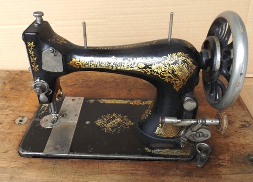 Antike dekorative nähmaschine - dekorative,