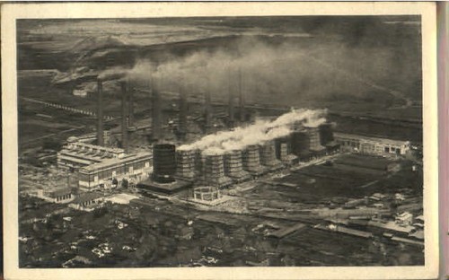 Zschornewitz kraftwerk 1928 - zschornewitz,