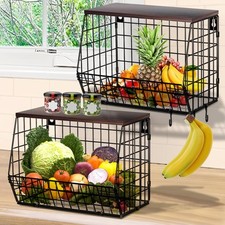 2x Obstkorb Hängend, Metall