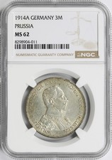 1914-A Germany Prussia Silver