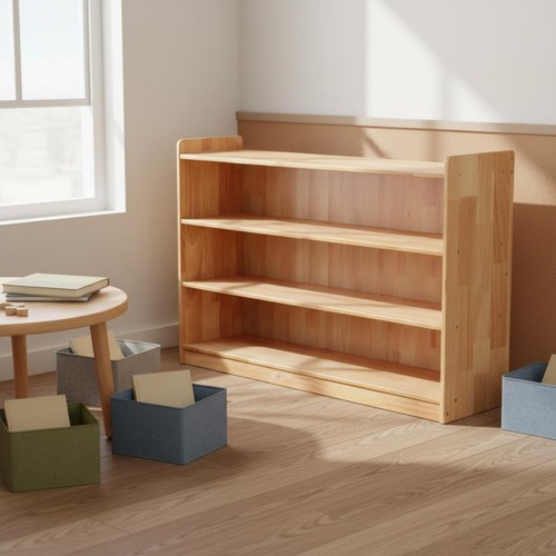 Kindergartenregal aus holz - aus,