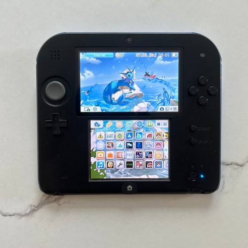 Nintendo 2ds schwarz blau - nintendo, schwarz/blau