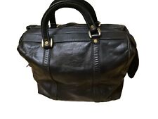 Reisetasche Weekender Sporttasche Damen Herren Leder schwarz