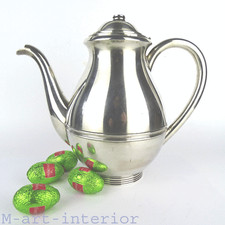 Art Deco Kanne versilbert Silver Plated Pot, Dana DFA Kopenhagen Denmark 1930s