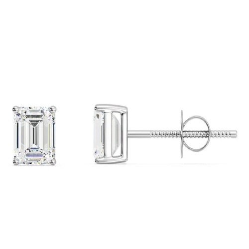 Weißgold ohrringe diamant - diamant, 18